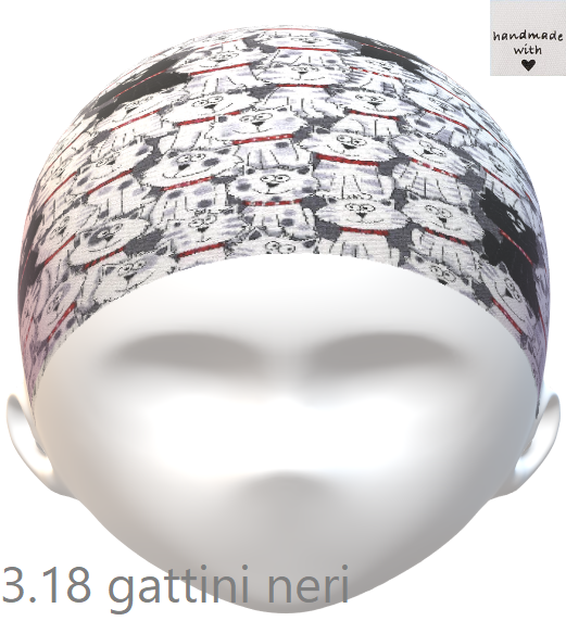 PopHats Cappellino 3.18 &quot;Gattini neri&quot;