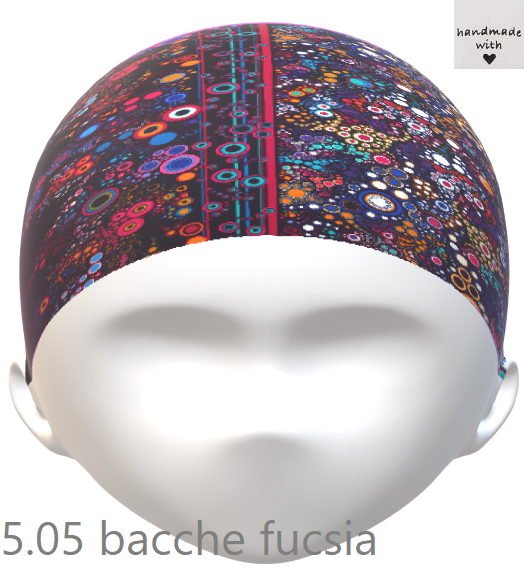 PopHats Cappellino 5.05 &quot;Bacche fucsia&quot;