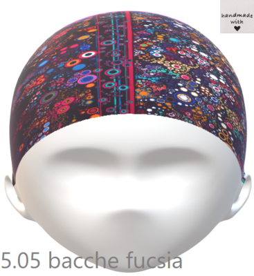 PopHats Cappellino 5.05 &quot;Bacche fucsia&quot;