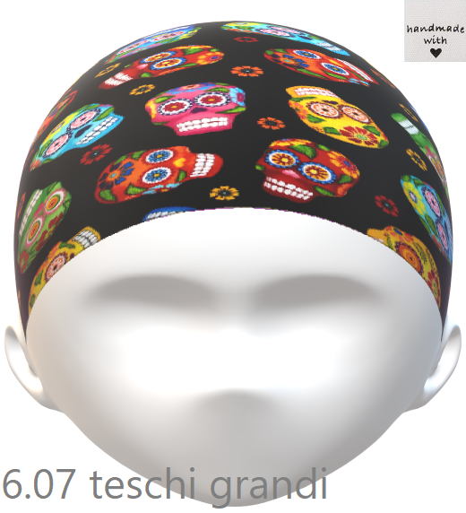 PopHats Cappellino 6.07 &quot;Teschi grandi&quot;