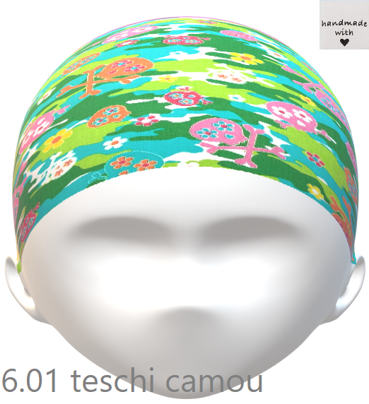 PopHats Cappellino 6.01 &quot;Teschi camou&quot;