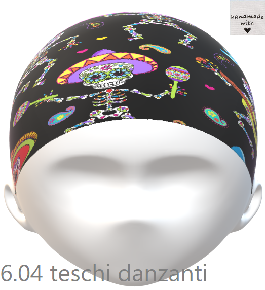 PopHats Cappellino 6.04 &quot;Teschi danzanti&quot;