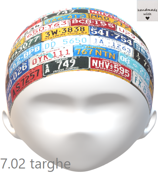 PopHats Cappellino 7.02 &quot;Targhe&quot;