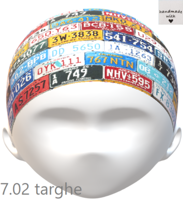 PopHats Cappellino 7.02 &quot;Targhe&quot;