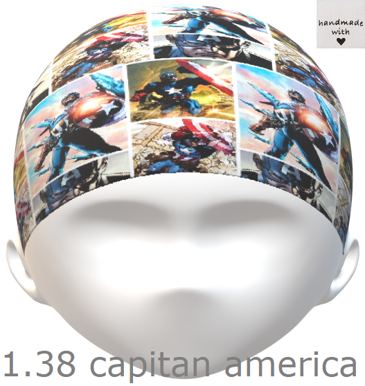 PopHats Cappellino 1.38 &quot;Capitan America&quot;