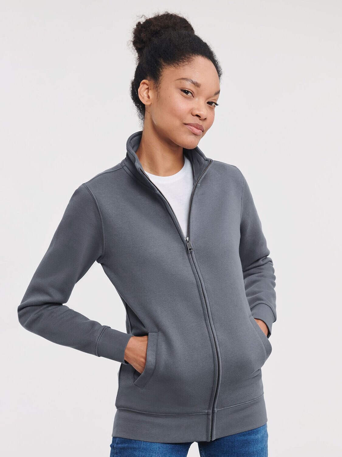 RUSSELL Ladies' Authentic Sweat Jacket