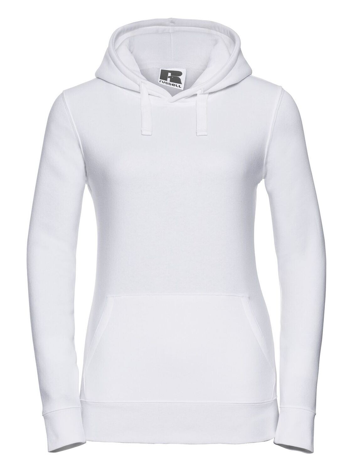 RUSSELL Ladies&#39; Authentic Hooded Sweat, Colore: 30 white