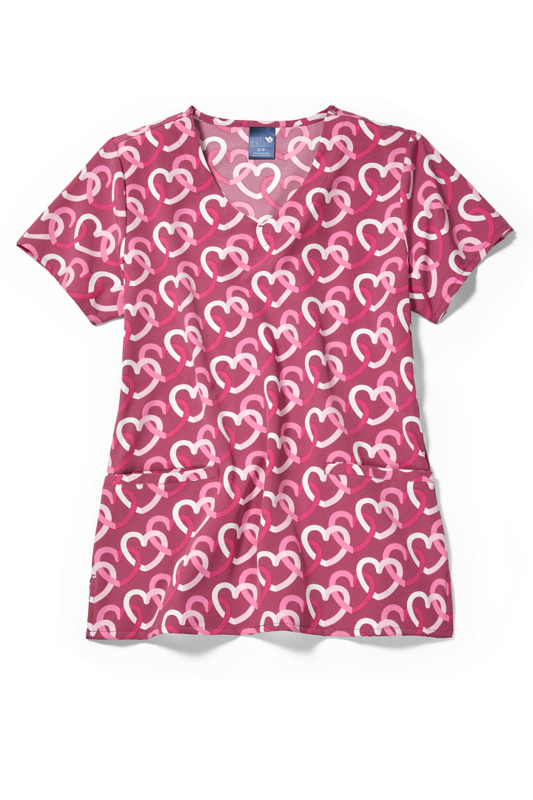 Casacca 18213 donna scollo a V Heart Links