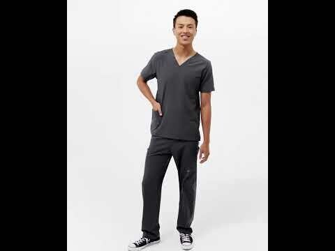 Casacca unisex 6855 scollo a V wine