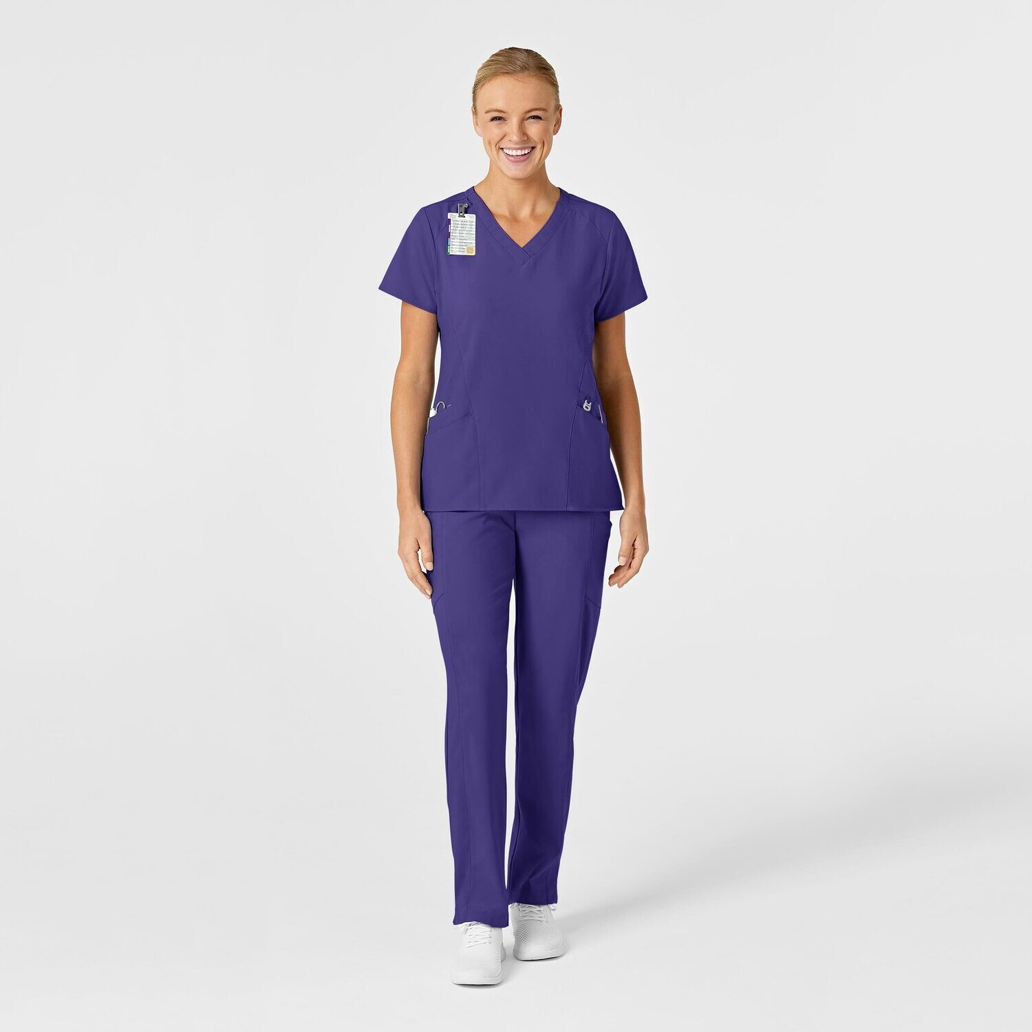 Casacca donna 6155 scollo a V grape