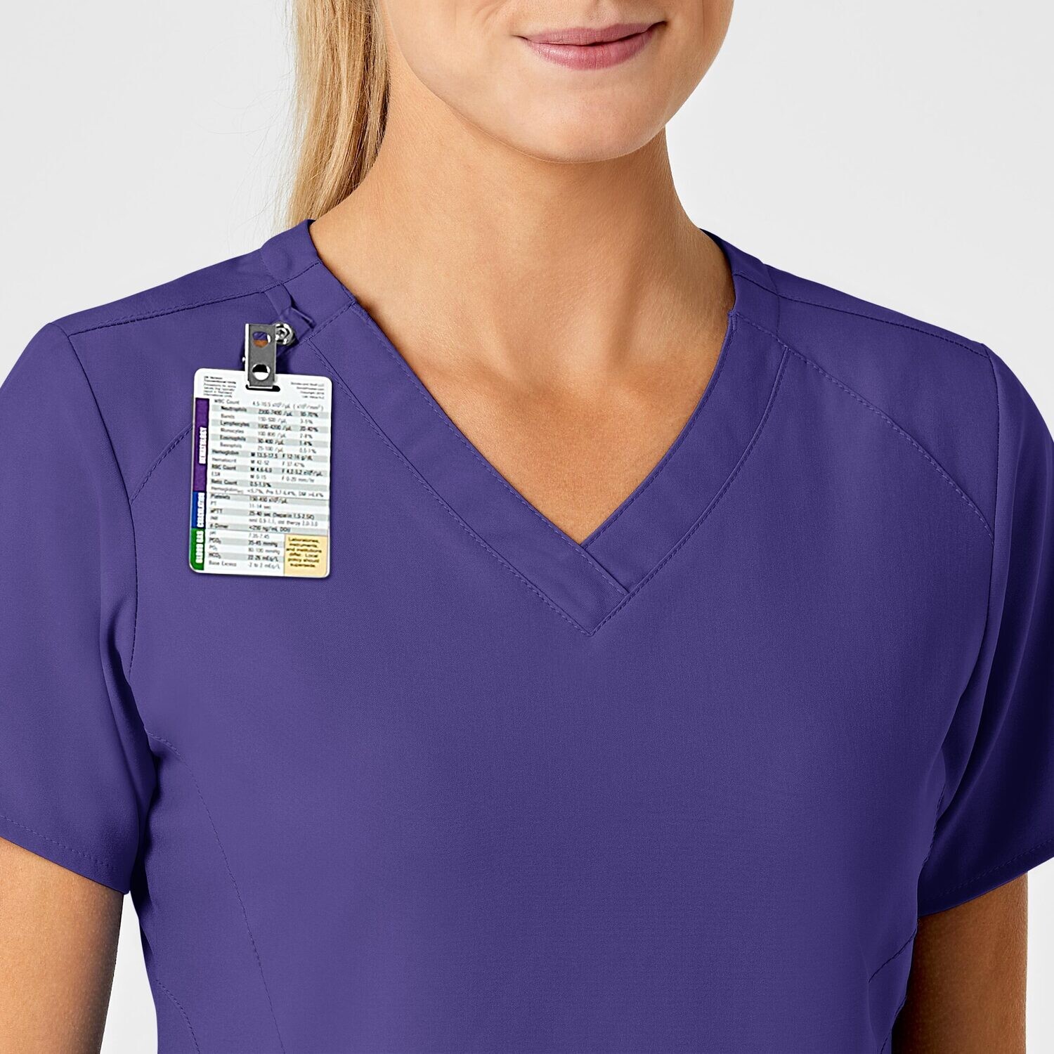 Casacca donna 6155 scollo a V grape