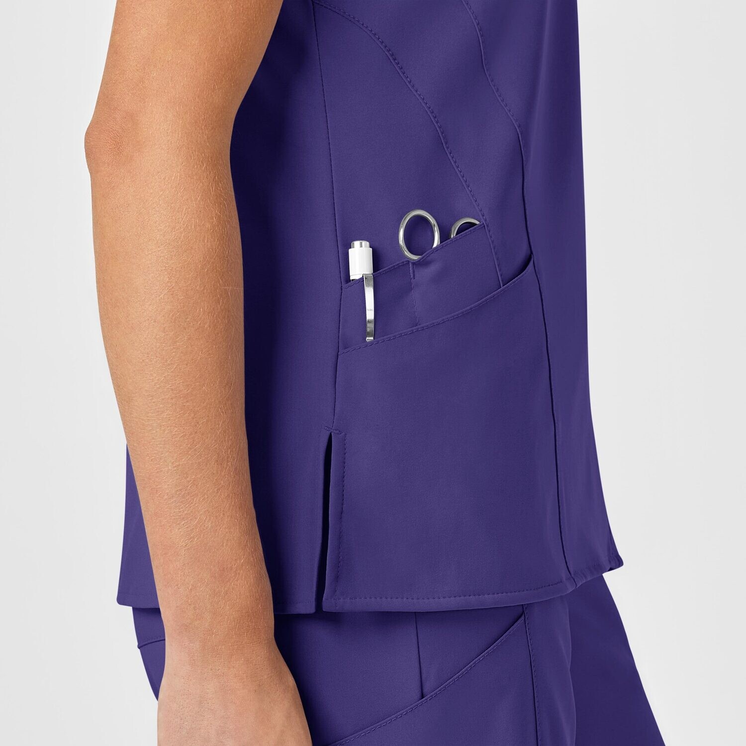 Casacca donna 6155 scollo a V grape