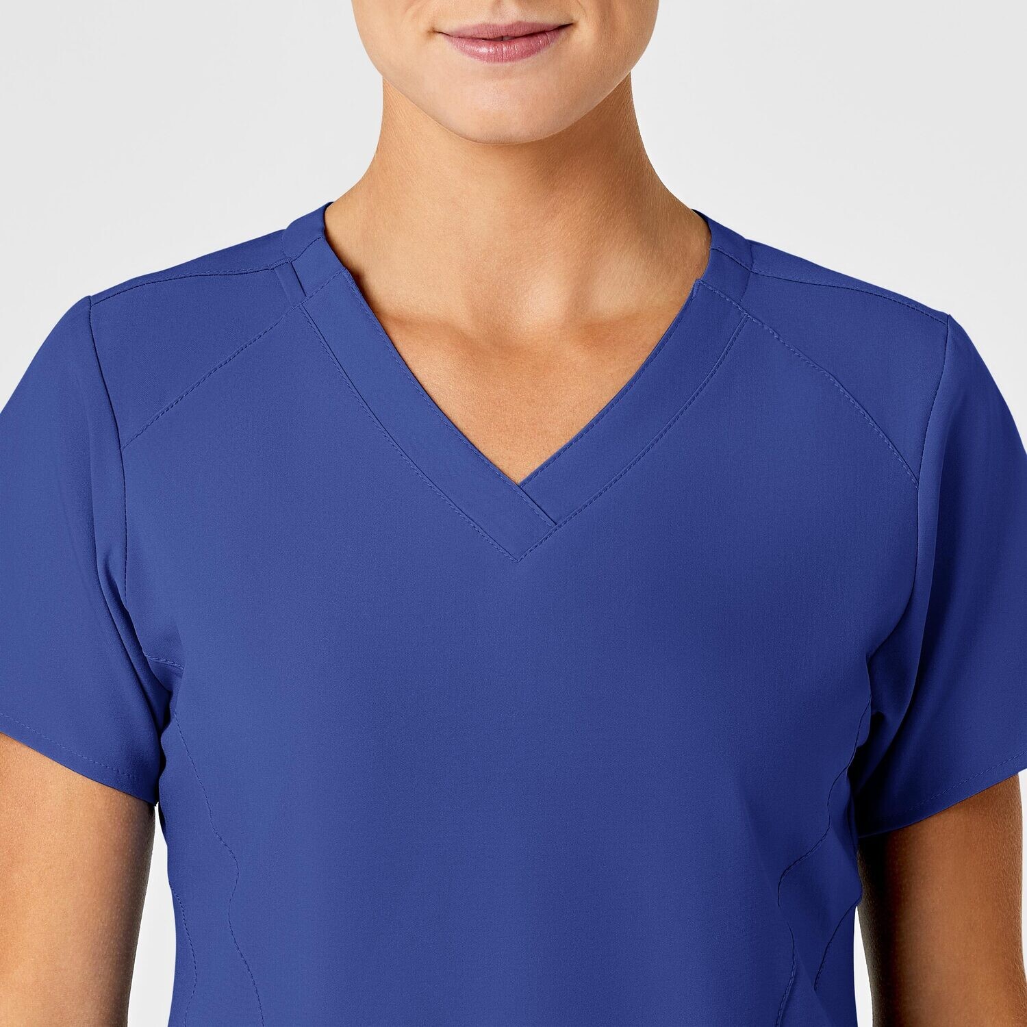 Casacca donna 6155 scollo a V galaxy blue