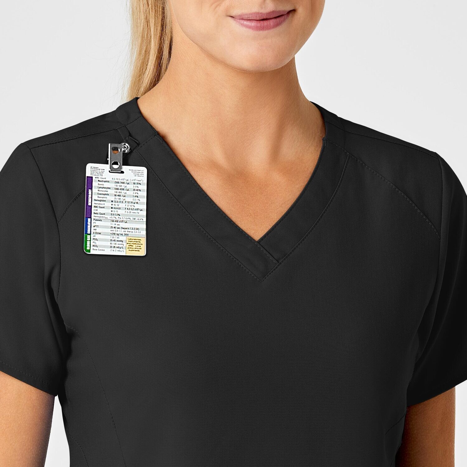 Casacca donna 6155 scollo a V black