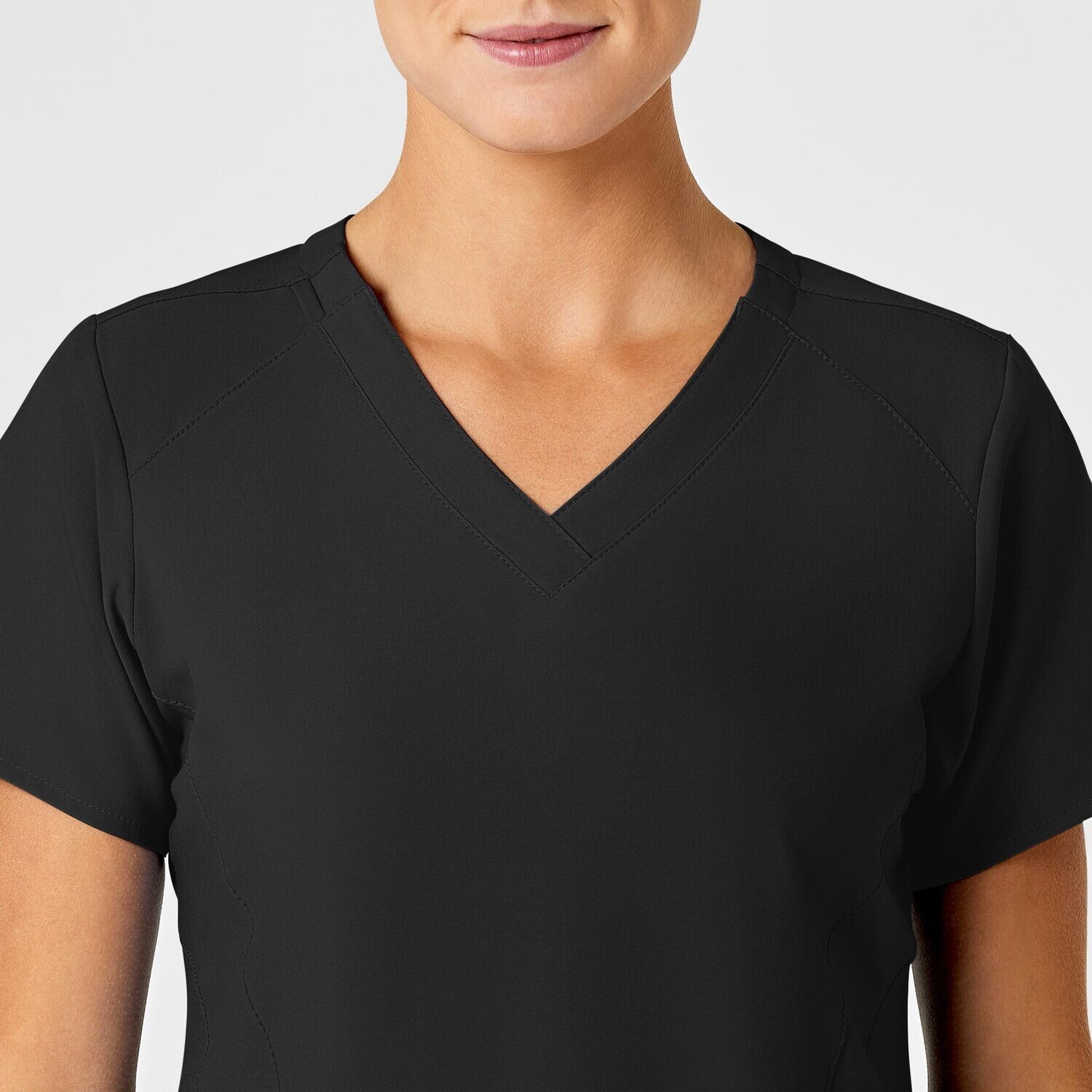 Casacca donna 6155 scollo a V black