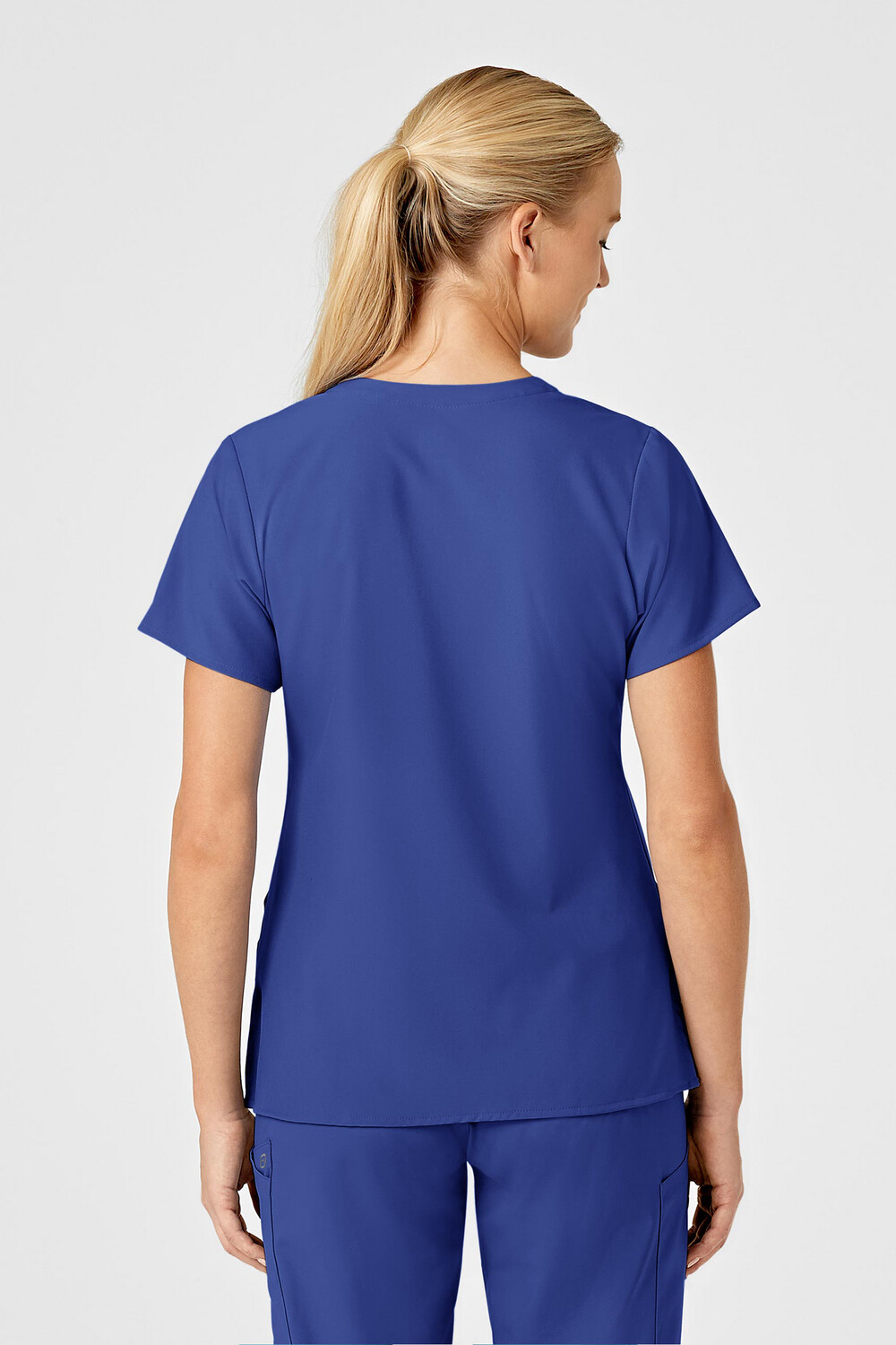 Casacca donna 6155 scollo a V galaxy blue