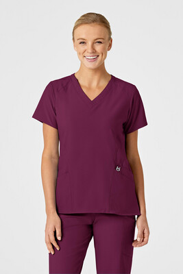 Casacca donna 6155 scollo a V wine