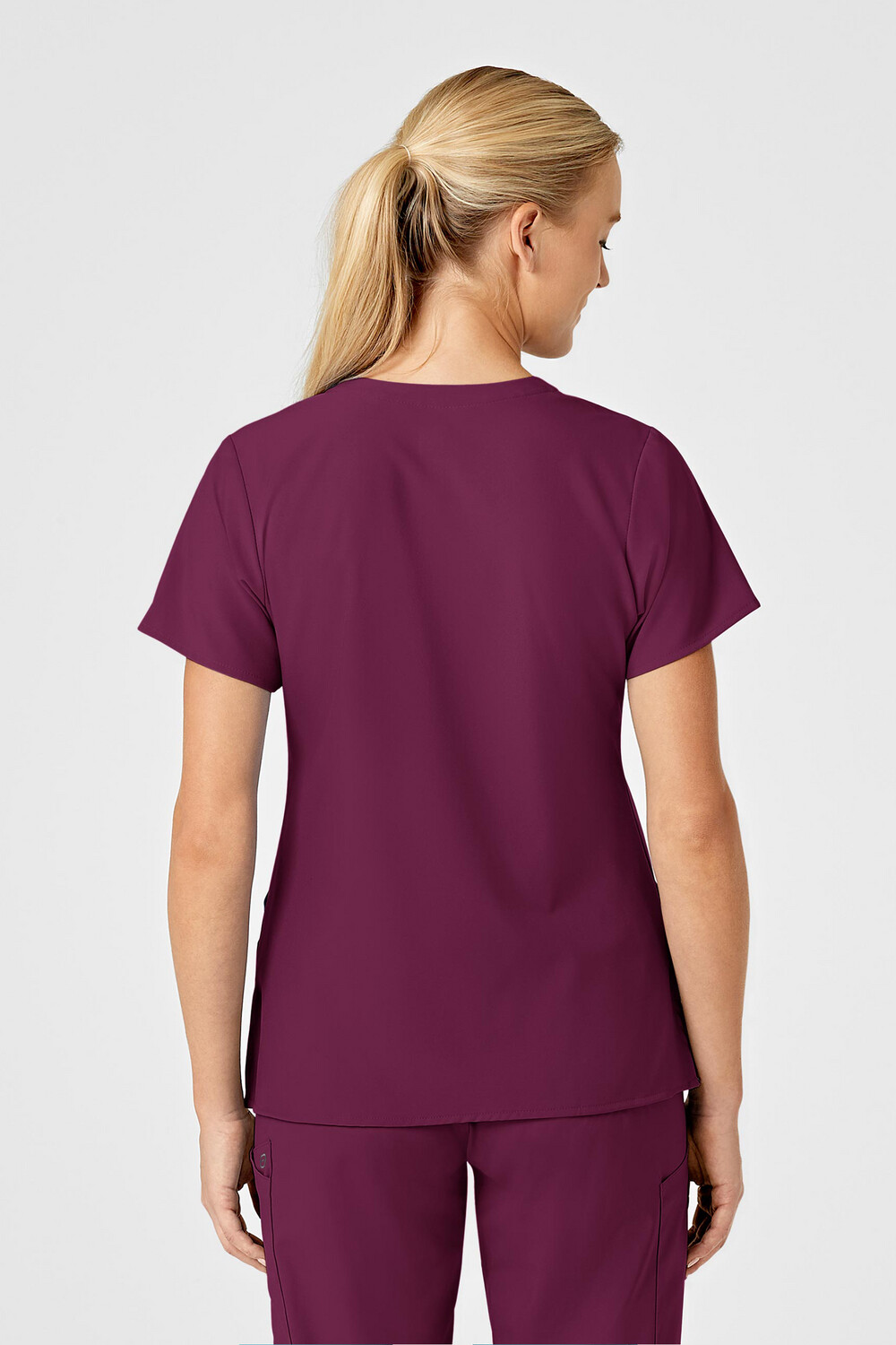 Casacca donna 6155 scollo a V wine
