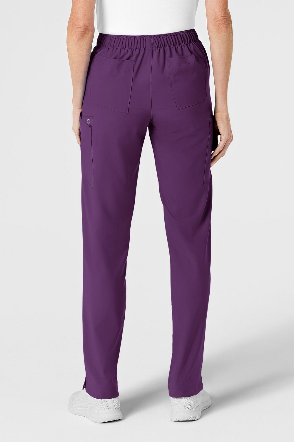 Pantalone donna 5155 cargo 7 tasche eggplant