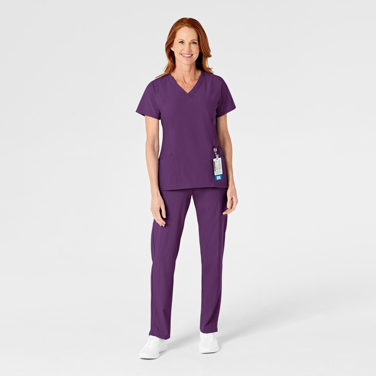 Pantalone donna 5155 cargo 7 tasche eggplant