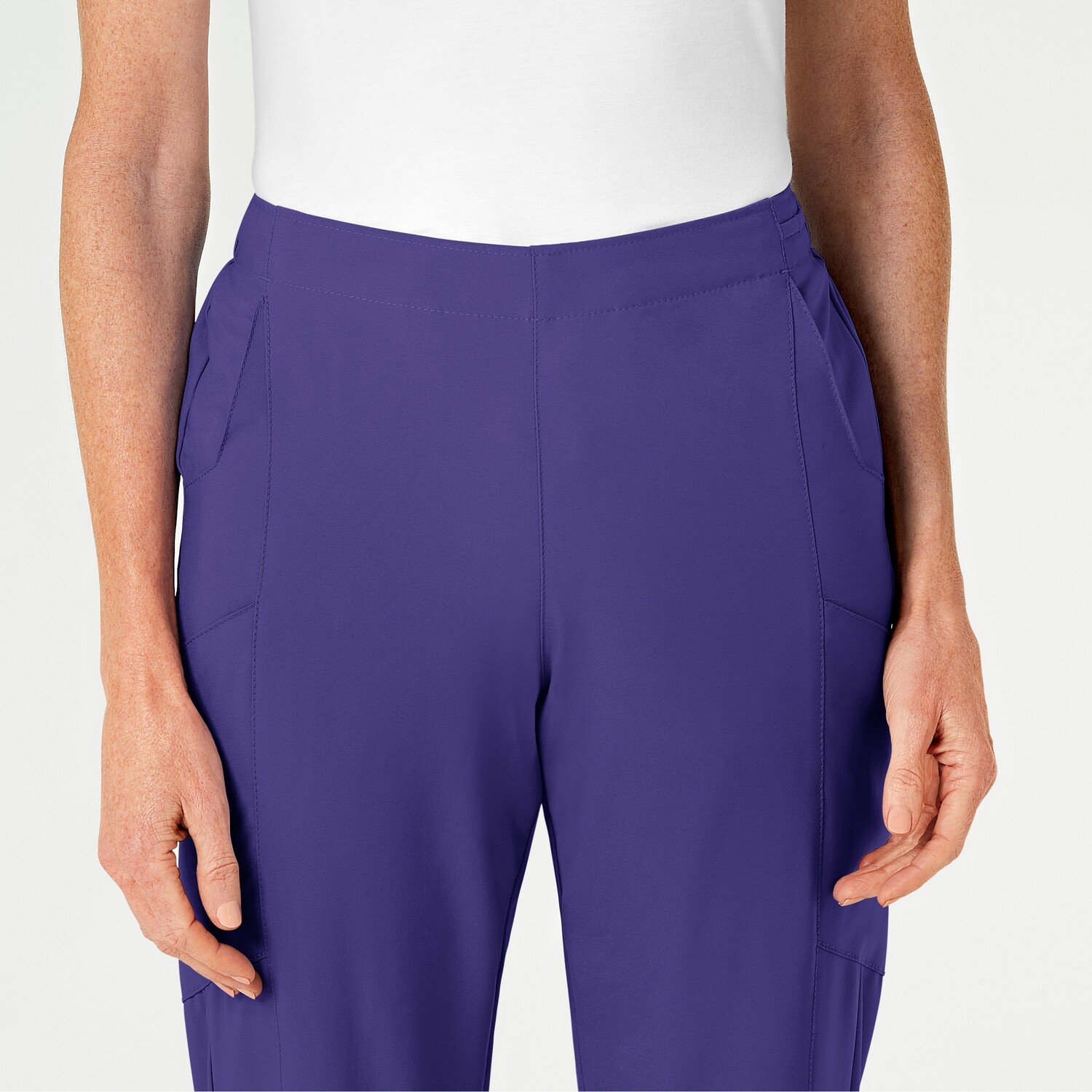 Pantalone donna 5155 cargo 7 tasche grape