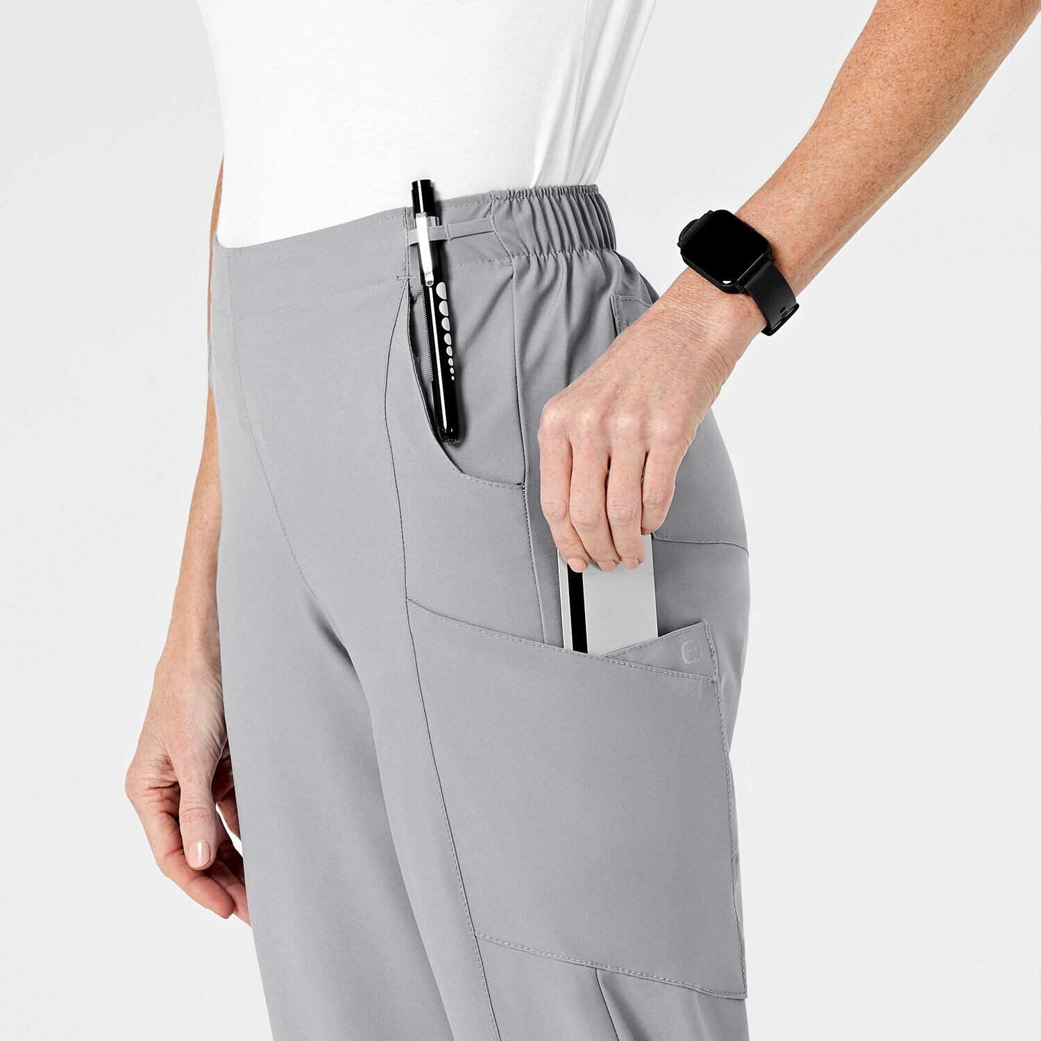 Pantalone donna 5155 cargo 7 tasche grey