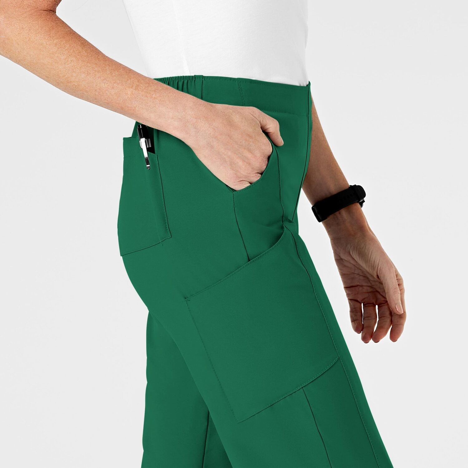 Pantalone donna 5155 cargo 7 tasche hunter