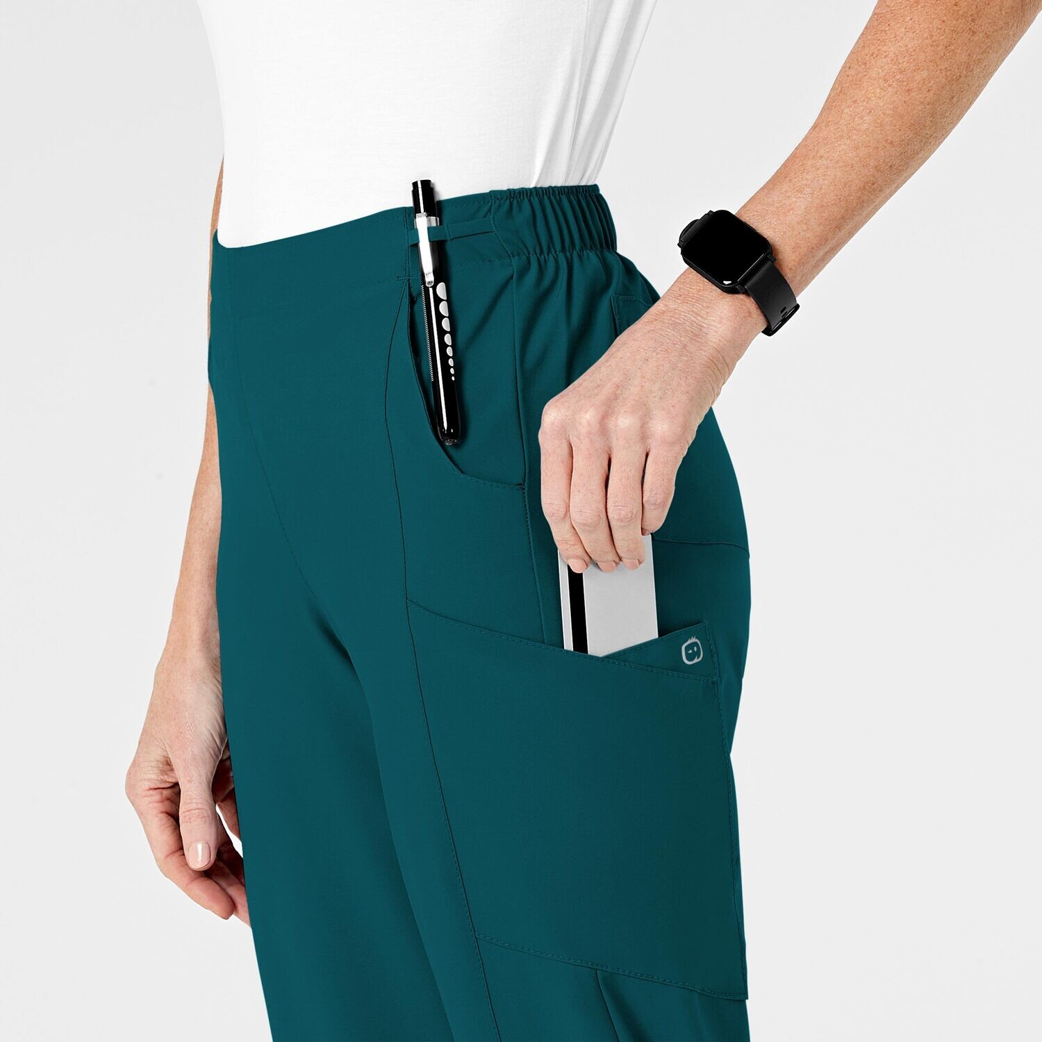 Pantalone donna 5155 cargo 7 tasche caribbean blue