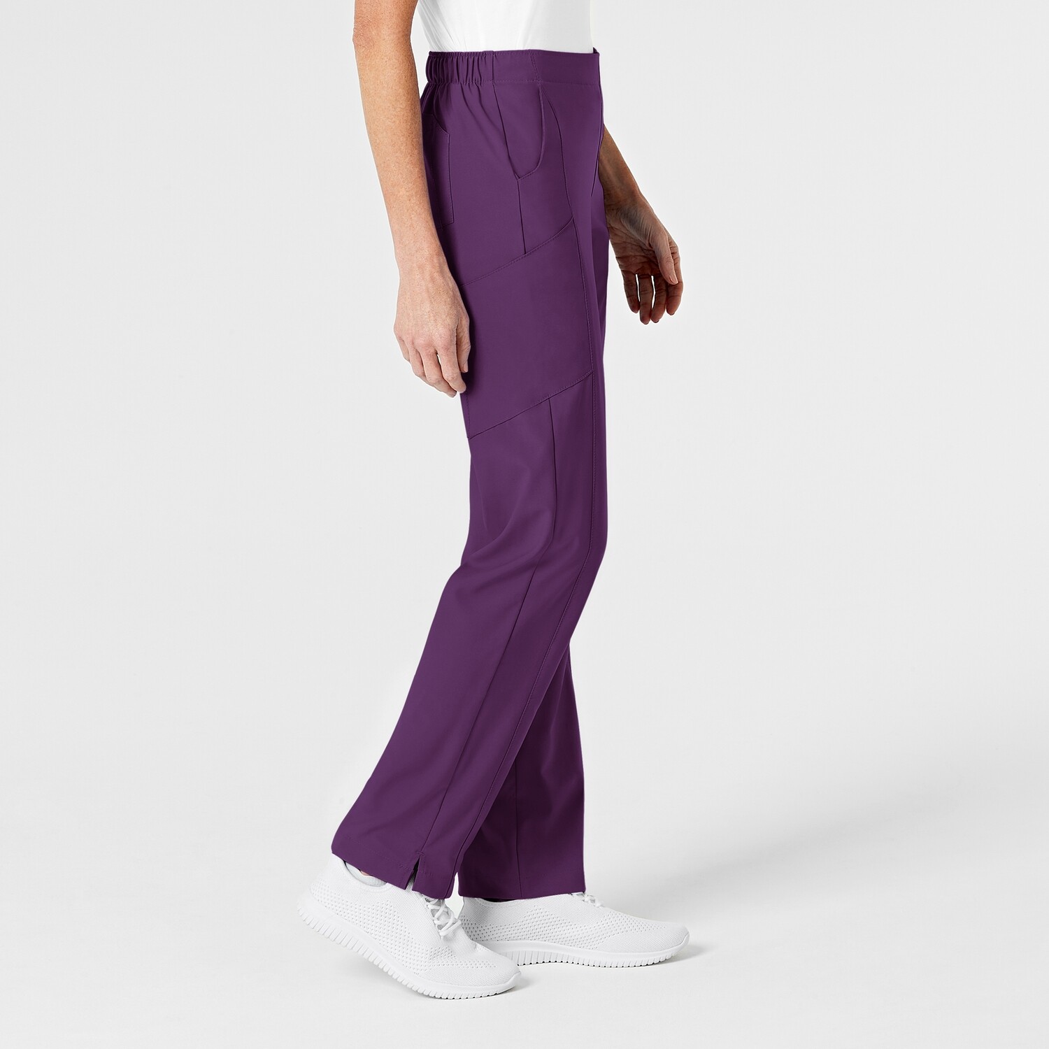 Pantalone donna 5155 cargo 7 tasche eggplant