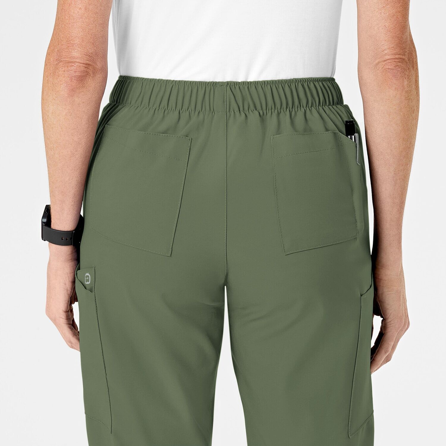Pantalone donna 5155 cargo 7 tasche olive