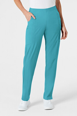 Pantalone donna 5155 cargo 7 tasche teal blue