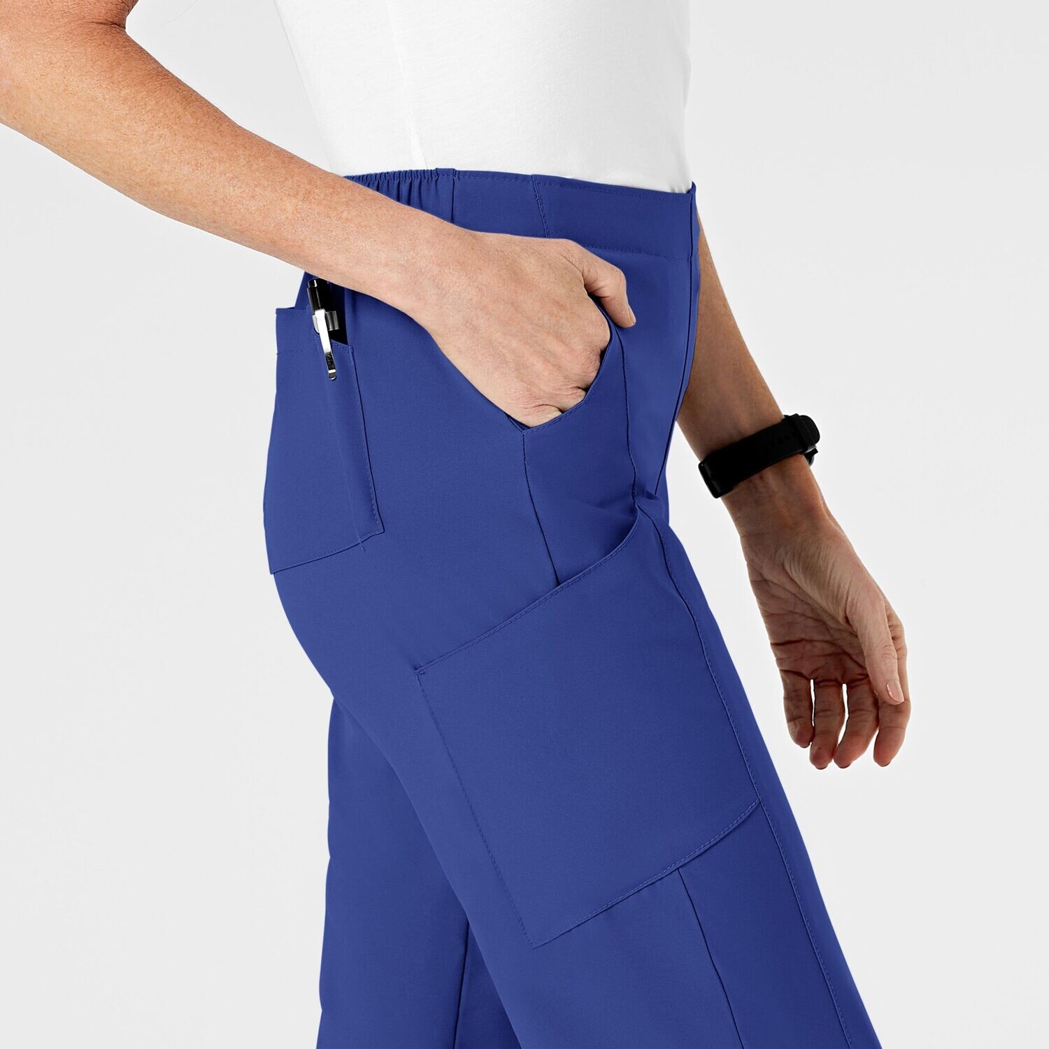 Pantalone donna 5155 cargo 7 tasche galaxy blue