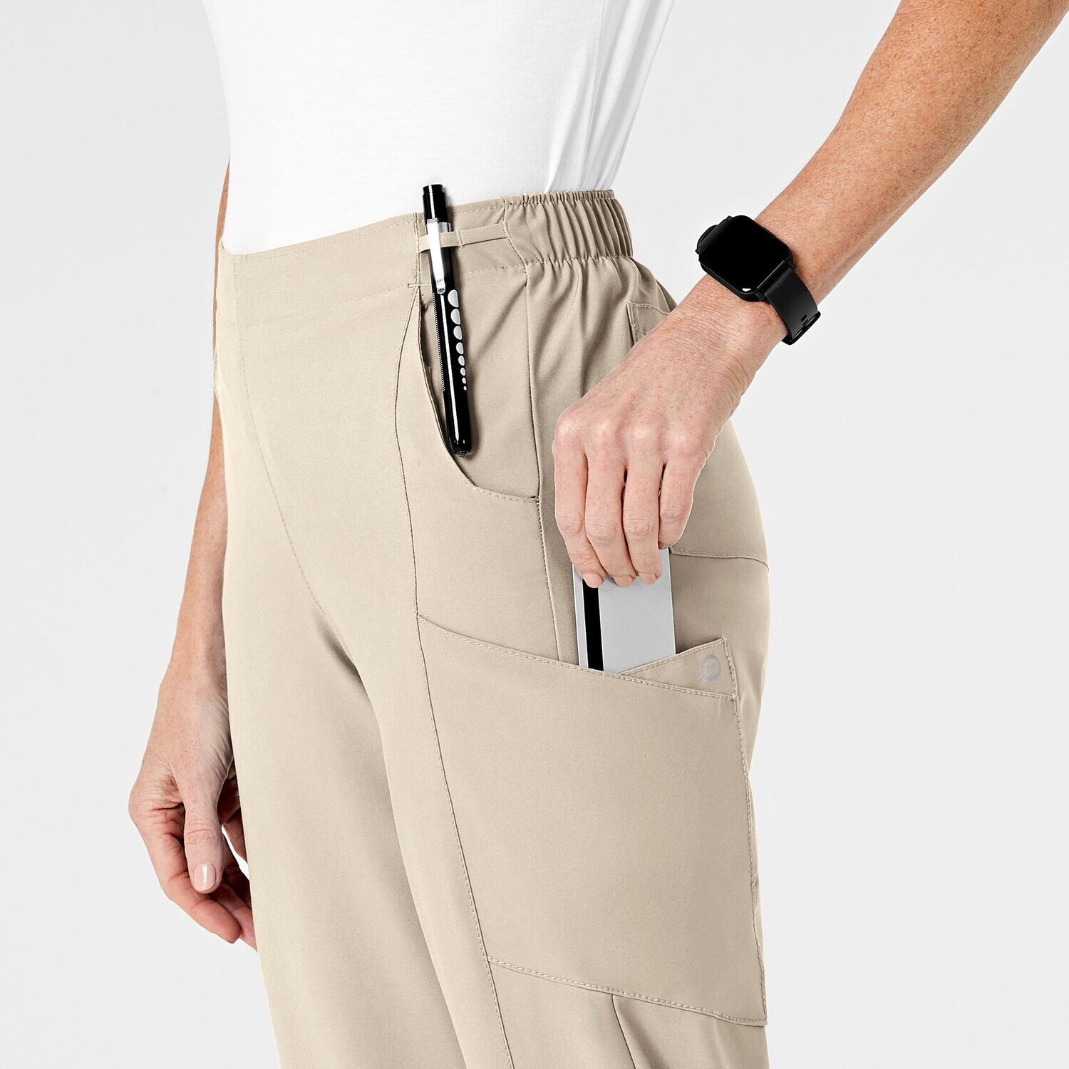 Pantalone donna 5155 cargo 7 tasche khaki