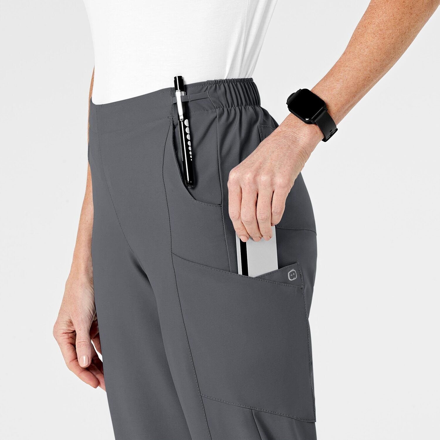 Pantalone donna 5155 cargo 7 tasche pewter