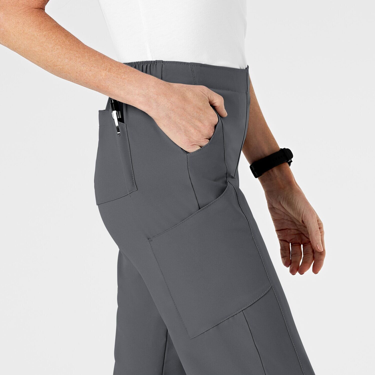 Pantalone donna 5155 cargo 7 tasche pewter