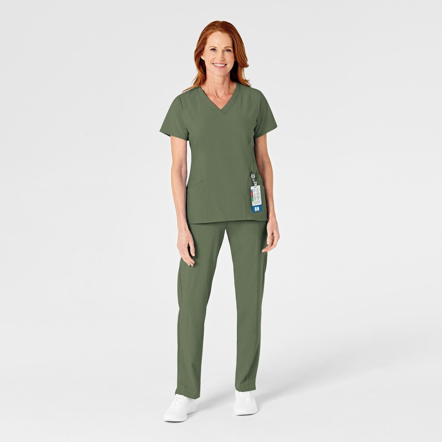 Pantalone donna 5155 cargo 7 tasche olive