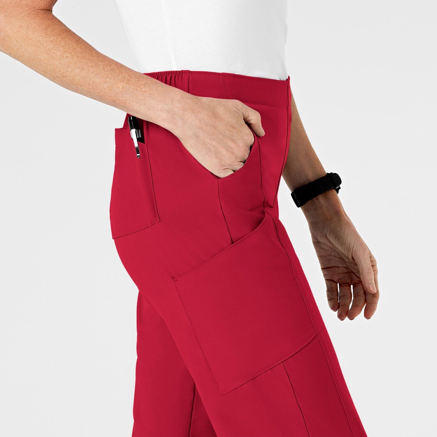 Pantalone donna 5155 cargo 7 tasche red