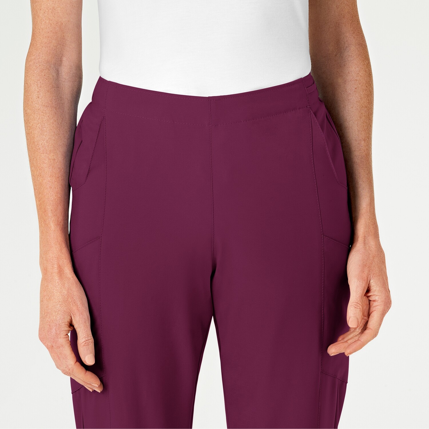Pantalone donna 5155 cargo 7 tasche wine