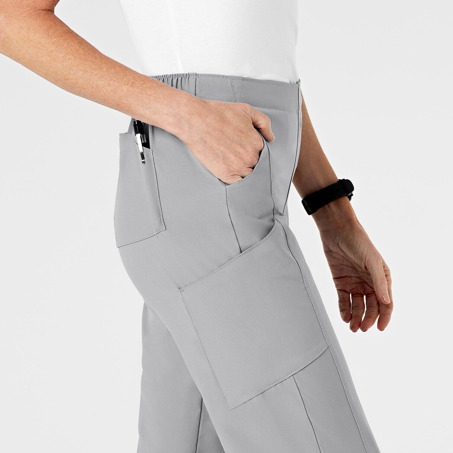 Pantalone donna 5155 cargo 7 tasche grey
