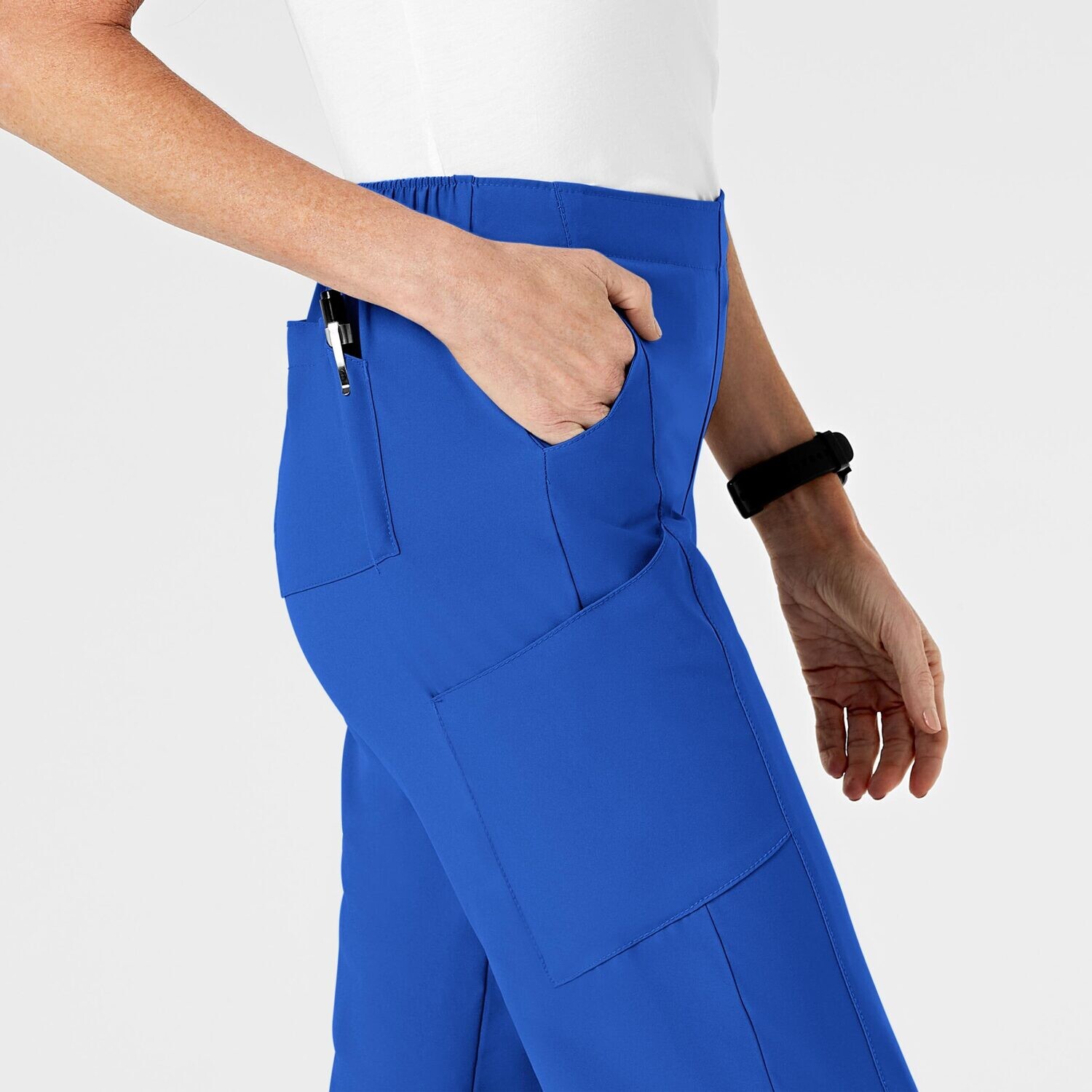 Pantalone donna 5155 cargo 7 tasche royal blue