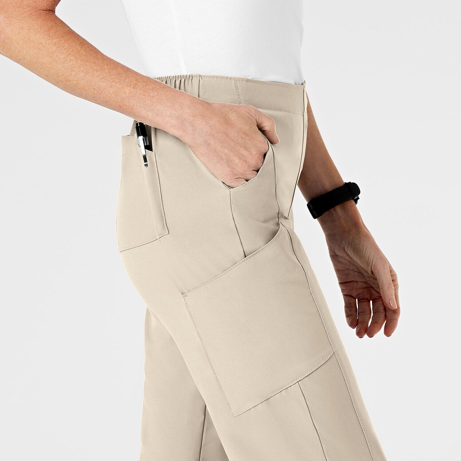 Pantalone donna 5155 cargo 7 tasche khaki