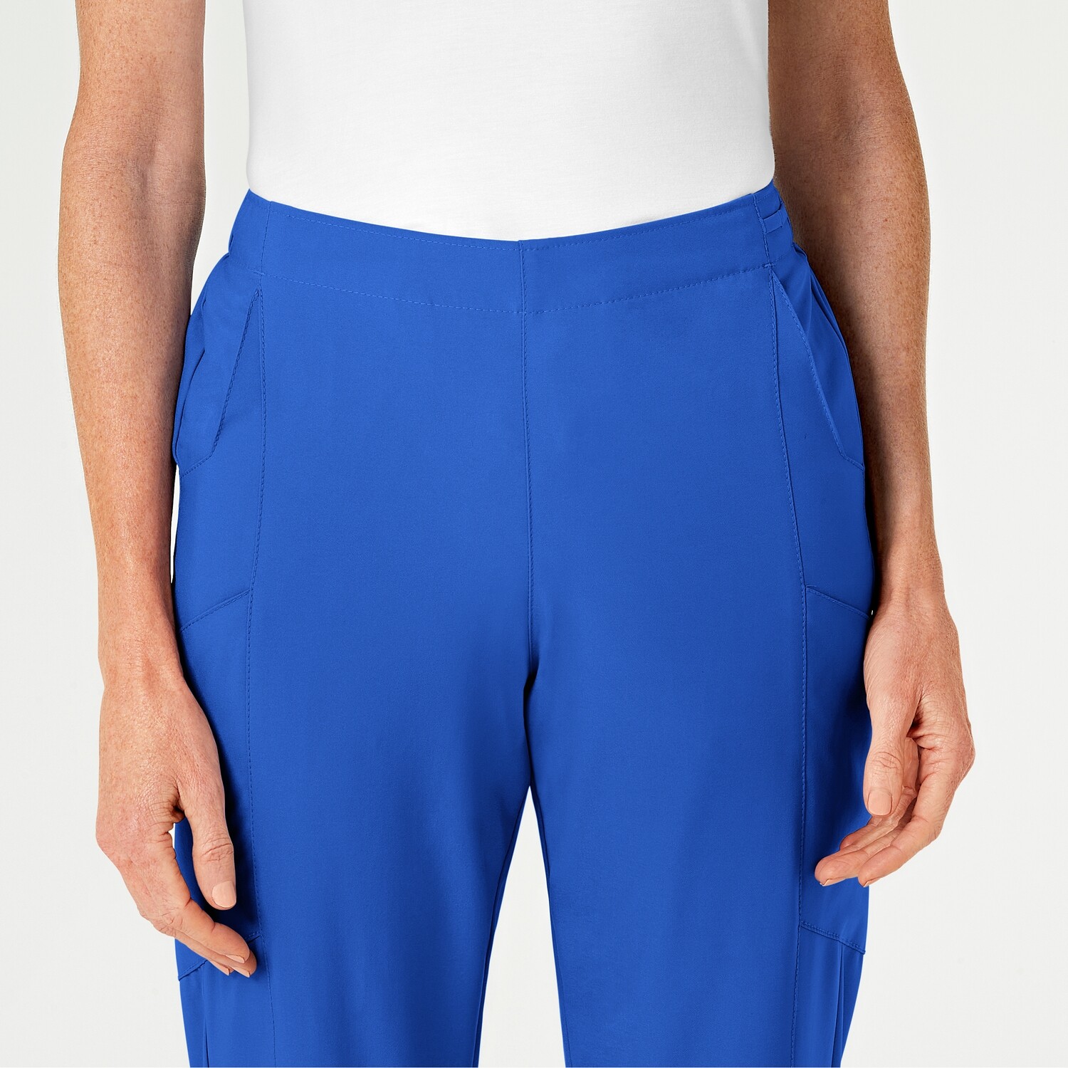 Pantalone donna 5155 cargo 7 tasche royal blue