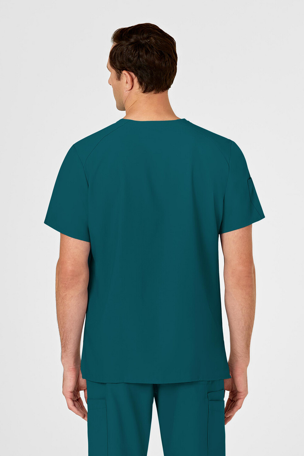 Casacca uomo 6355 scollo a V caribbean blue