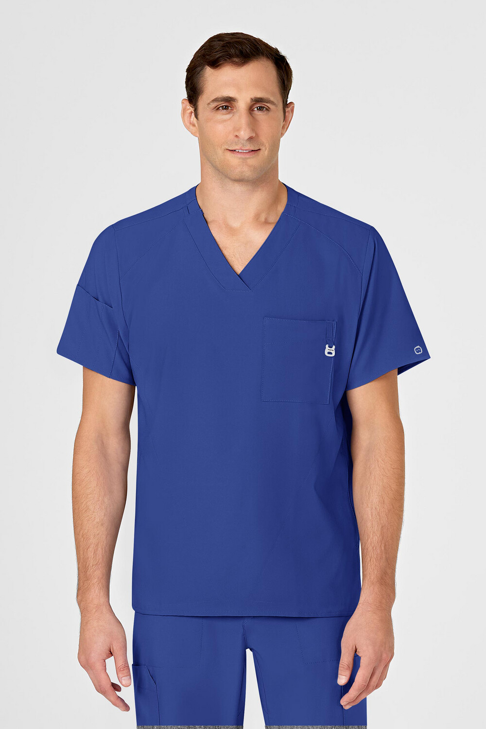Casacca uomo 6355 scollo a V galaxy blue
