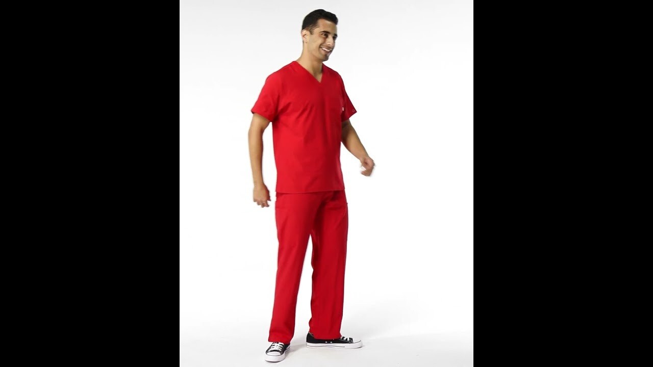 Casacca uomo 6355 scollo a V black