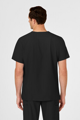 Casacca uomo 6355 scollo a V black