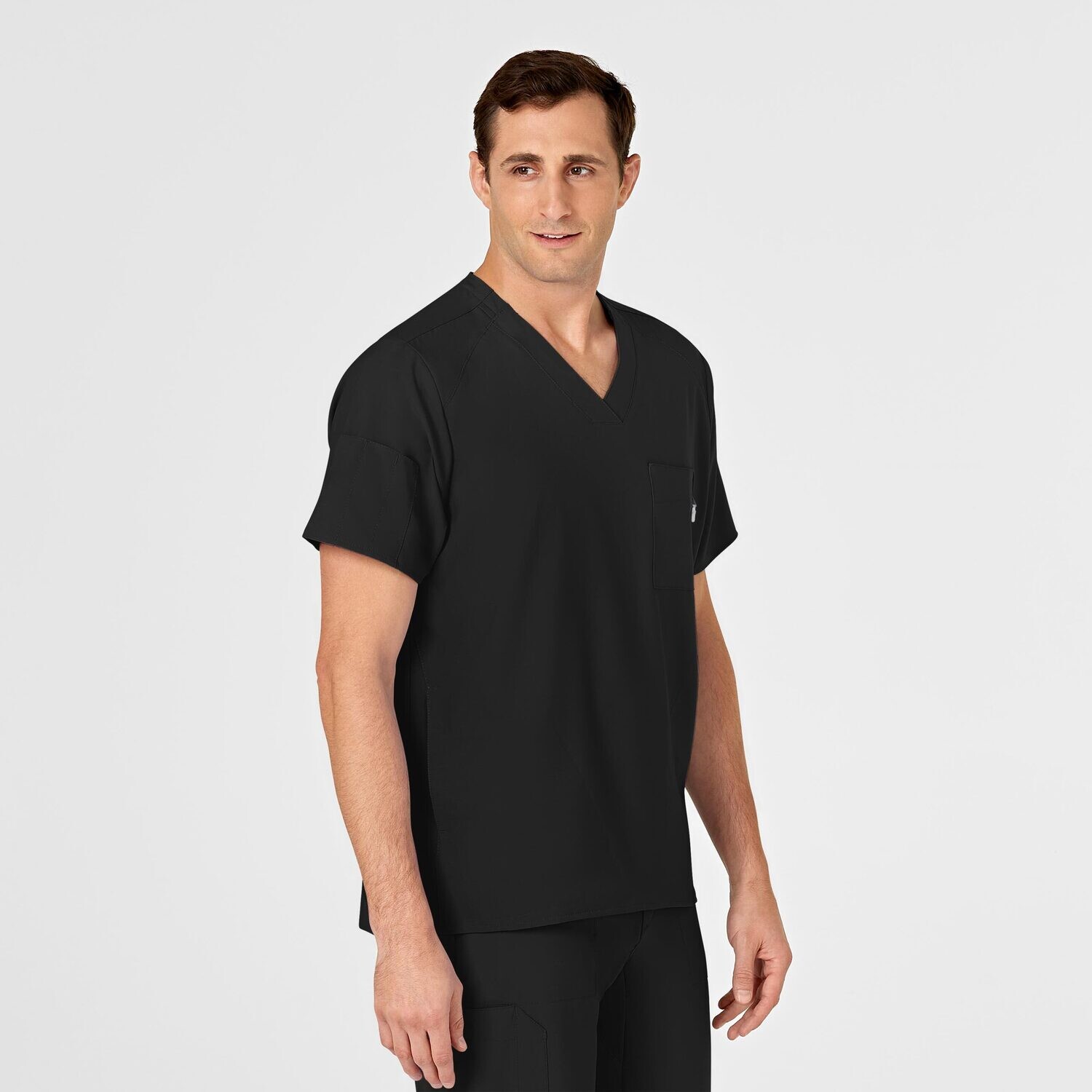 Casacca uomo 6355 scollo a V black