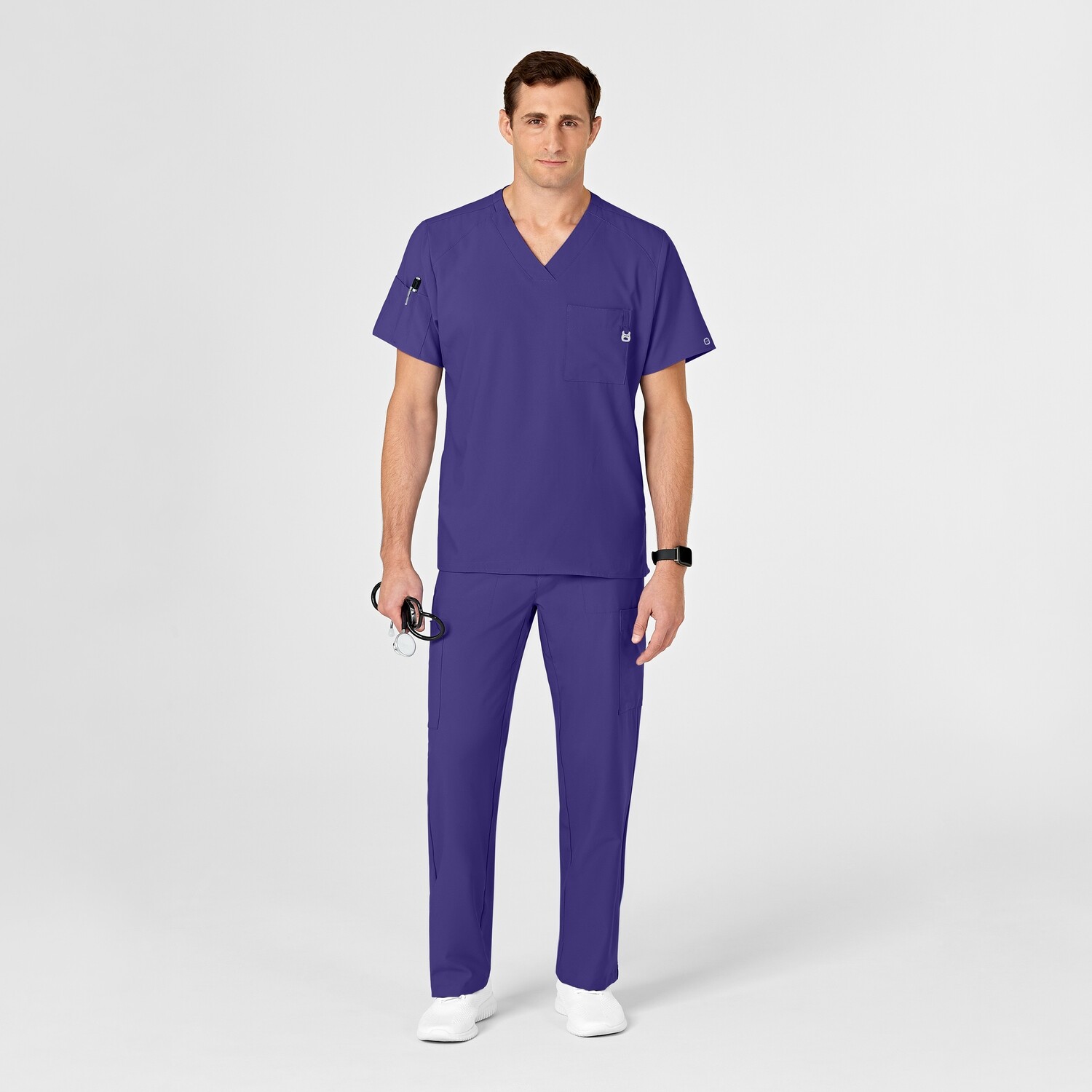 Casacca uomo 6355 scollo a V grape