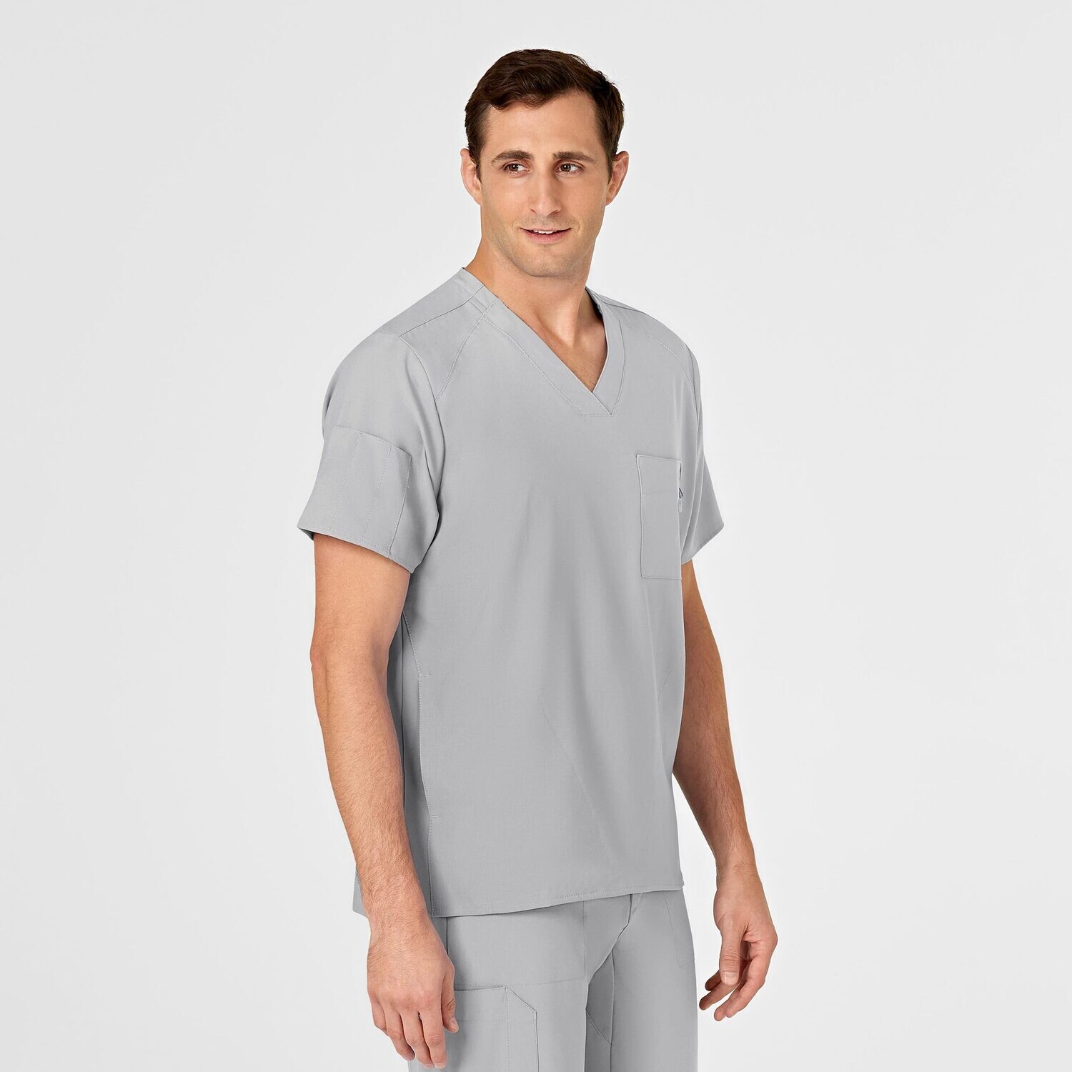 Casacca uomo 6355 scollo a V grey