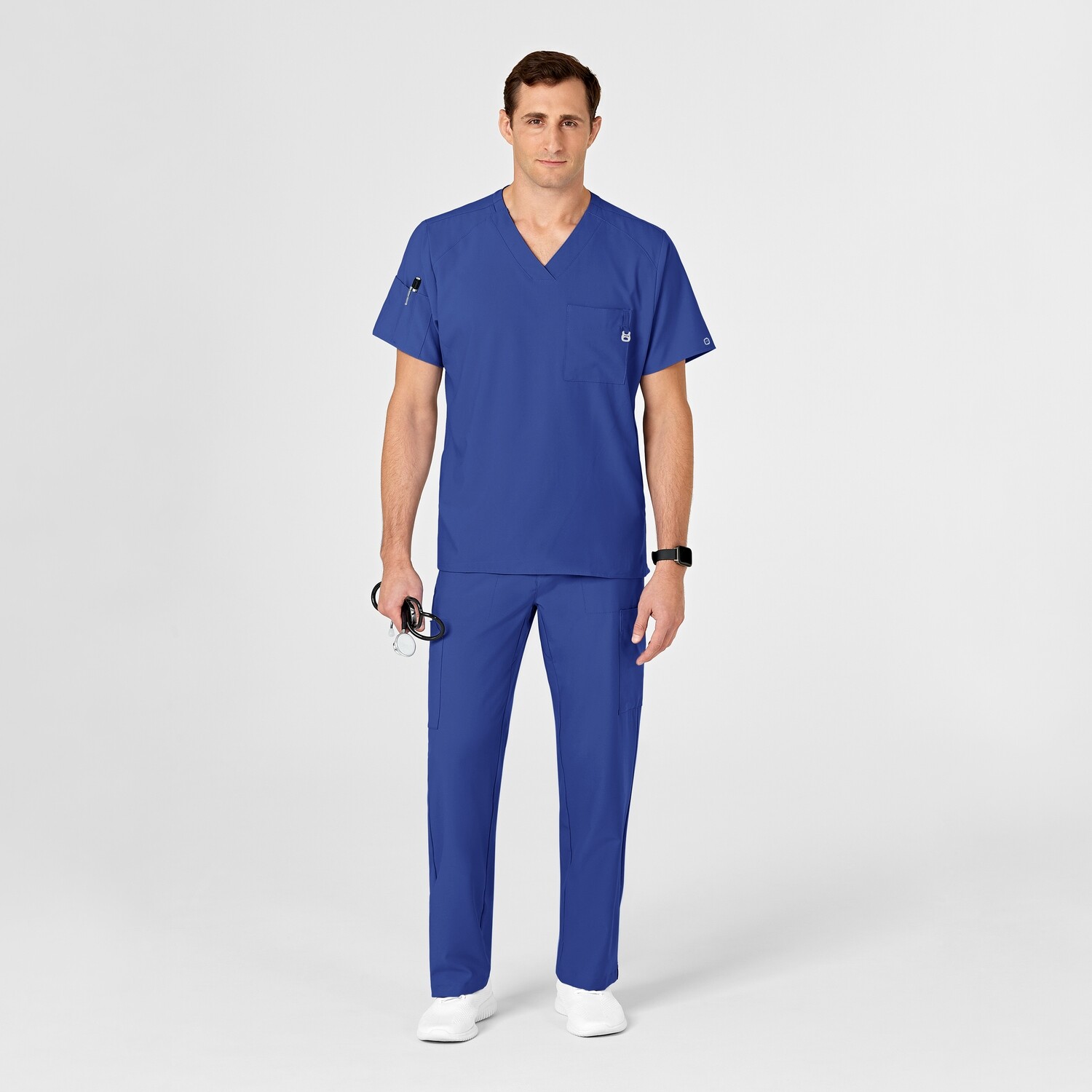 Casacca uomo 6355 scollo a V galaxy blue